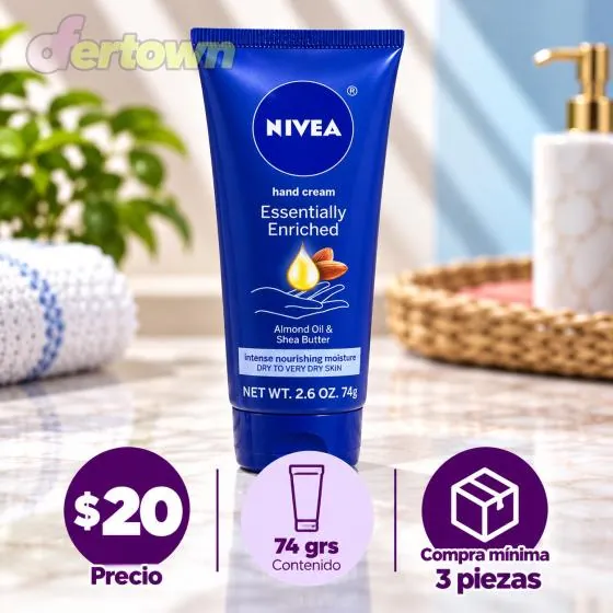 Nivea Crema para Manos Essentially Enriched 74g